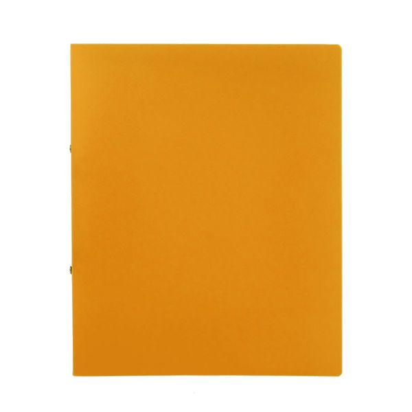 Produktbild: Idena Ringbuch aus Kunststoff 2 Ringe orange DIN A4 R&uuml;ckenbreite 2cm