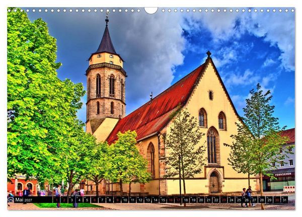 Produktbild: Balingen - ein visueller Streifzug durch die Stadt (Wandkalender 2027 DIN A3 quer), CALVENDO Monatskalender