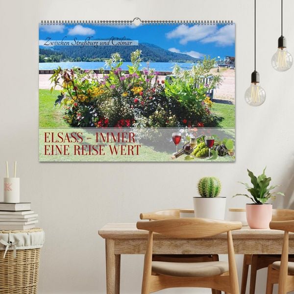 Produktbild: Elsass - Immer eine Reise wert (Wandkalender 2026 DIN A2 quer), CALVENDO Monatskalender
