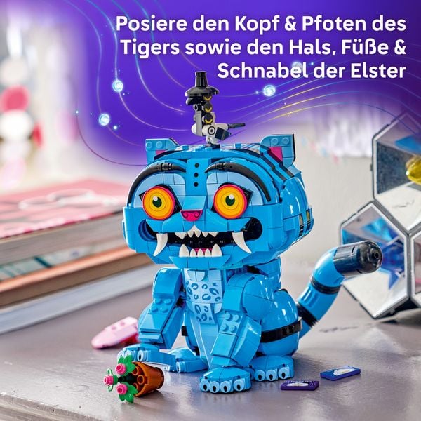 Produktbild: LEGO KPop Demon Hunters Der Tiger Derpy und die Elster Sussie 72537