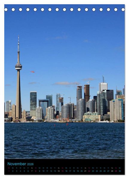Produktbild: Toronto und Umgebung (Tischkalender 2026 DIN A5 hoch), CALVENDO Monatskalender