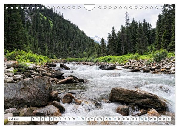 Produktbild: Krimmler Wasserf&auml;lle - Naturlandschaft Krimmler Achental (Wandkalender 2026 DIN A4 quer), CALVENDO Monatskalender