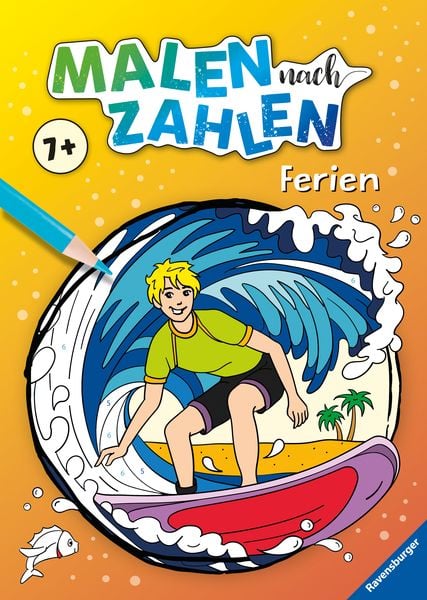 Malen nach Zahlen - Ferien, Taschenbuch von , Ravensburger Verlag GmbH, 9783473489756
