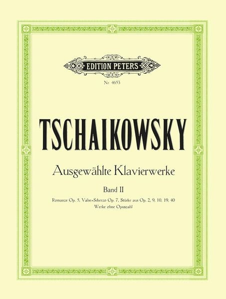 Produktbild: Tchaikovsky, P: Selected Piano Works -- Opp. 5, 7 & Pieces f