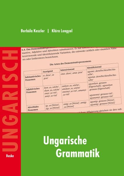 Produktbild: Ungarische Grammatik