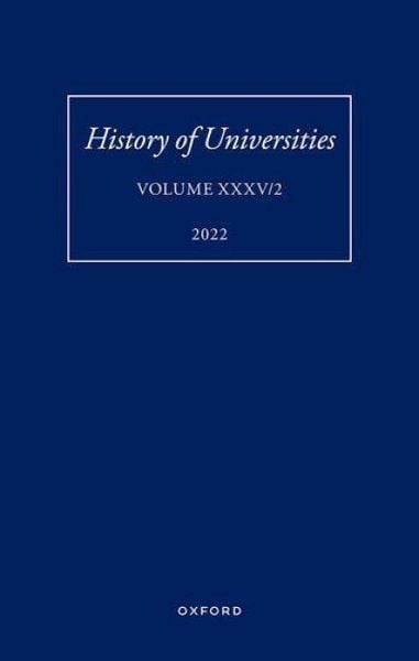 Produktbild: History of Universities: Volume XXXV / 2