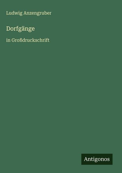 Produktbild: Dorfg&auml;nge