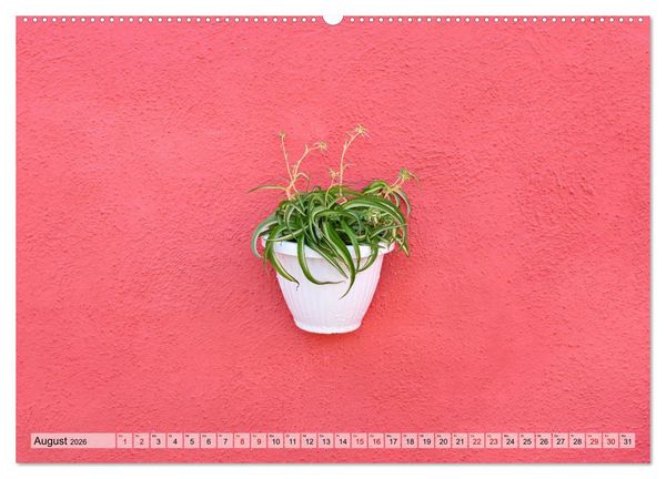 Produktbild: Minimal Burano (hochwertiger Premium Wandkalender 2026 DIN A2 quer), Kunstdruck in Hochglanz