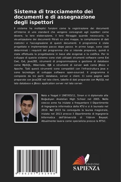 Produktbild: Sistema di tracciamento dei documenti e di assegnazione degli ispettori
