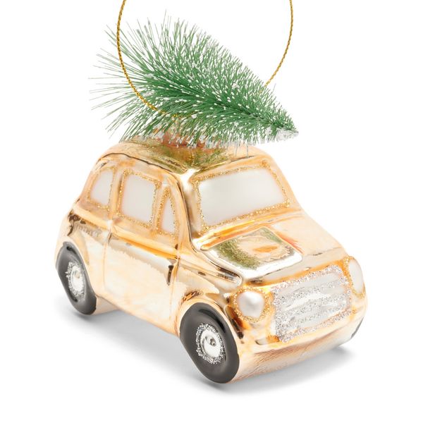 Produktbild: Glasanh&auml;nger &bdquo;Auto in Gold