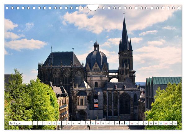 Produktbild: Aachen - Ansichtssache (Wandkalender 2026 DIN A4 quer), CALVENDO Monatskalender