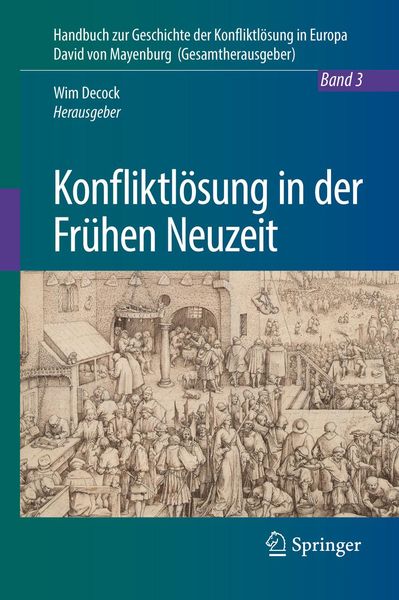 Produktbild: Konfliktl&ouml;sung in der Fr&uuml;hen Neuzeit