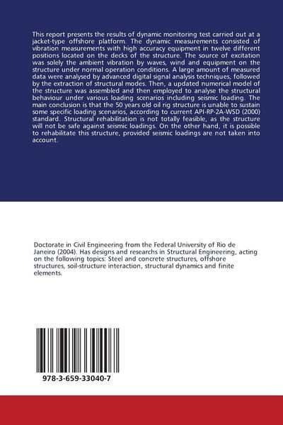 Produktbild: Operational modal analysis applied to jacket-type offshore structure
