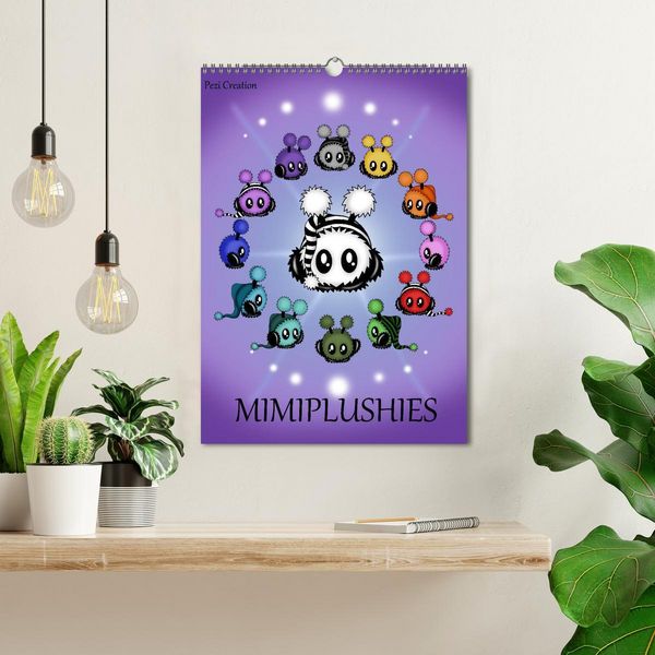 Produktbild: Mimiplushies (Wandkalender 2026 DIN A3 hoch), CALVENDO Monatskalender