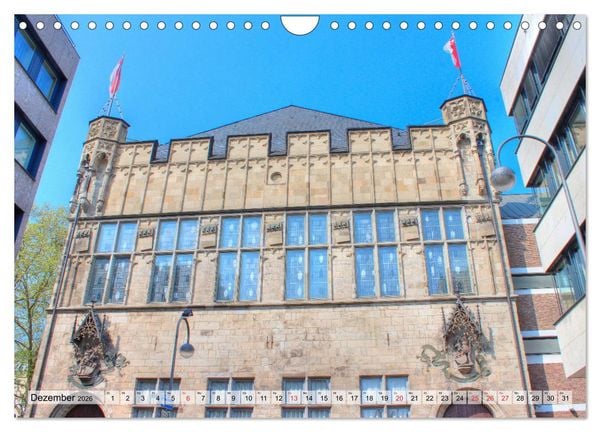 Produktbild: Altes K&ouml;ln - Denkm&auml;ler und Historische Bauten (Wandkalender 2026 DIN A4 quer), CALVENDO Monatskalender