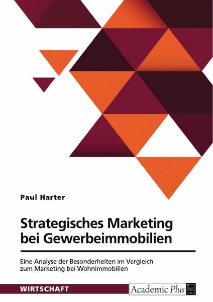 Produktbild: Strategisches Marketing bei Gewerbeimmobilien