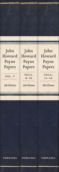 Produktbild: John Howard Payne Papers, 3-volume set