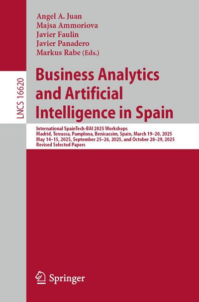 Produktbild: Business Analytics and Artificial Intelligence in Spain