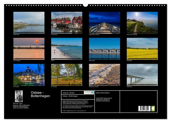 Produktbild: Ostsee - Boltenhagen (Wandkalender 2026 DIN A2 quer), CALVENDO Monatskalender