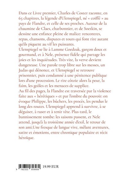 Produktbild: La L&eacute;gende et les Aventures H&eacute;ro&iuml;ques, Joyeuses et Glorieuses d'Ulenspiegel et de Lamme Goedzak au Pays de Flandres et Ailleurs