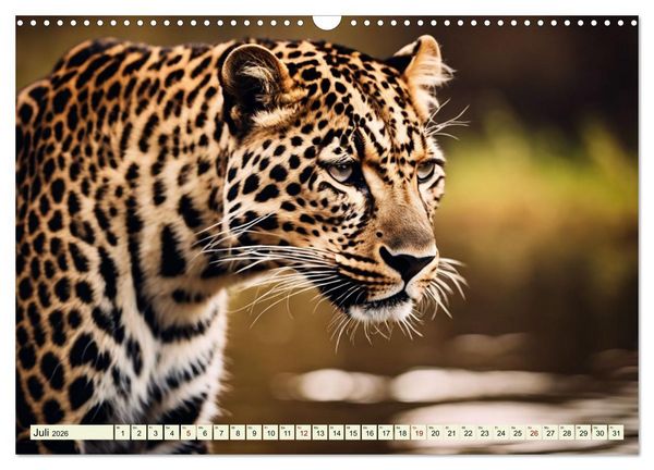 Produktbild: Gefleckte J&auml;ger (Wandkalender 2026 DIN A3 quer), CALVENDO Monatskalender