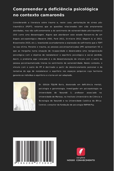 Produktbild: Compreender a defici&ecirc;ncia psicol&oacute;gica no contexto camaron&ecirc;s