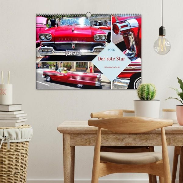 Produktbild: Der rote Star . Oldsmobile Starfire 98 (Wandkalender 2026 DIN A3 quer), CALVENDO Monatskalender