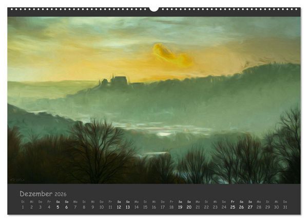 Produktbild: Malerisches Marburg (Wandkalender 2026 DIN A2 quer), CALVENDO Monatskalender