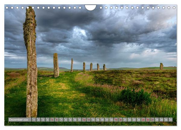 Produktbild: Orkney, Inselwelten aus Licht und Legenden. (Wandkalender 2026 DIN A4 quer), CALVENDO Monatskalender