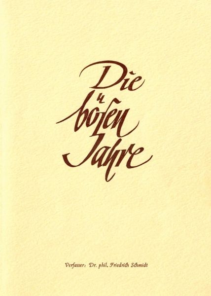Produktbild: Die b&ouml;sen Jahre