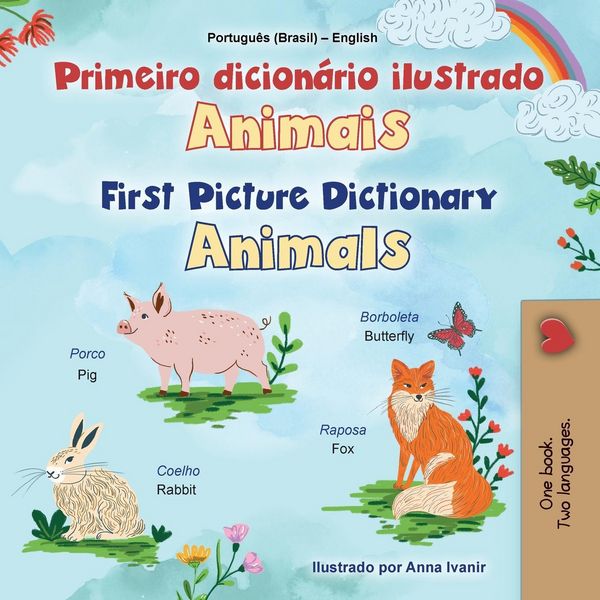 Produktbild: First Picture Dictionary - Animals (Portuguese Brazilian English Bilingual Children's Book)