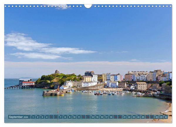Produktbild: Herbe Sch&ouml;nheit Wales (Wandkalender 2026 DIN A3 quer), CALVENDO Monatskalender