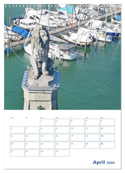 Produktbild: Lindau. Die Gl&uuml;cksfinder-Insel (Wandkalender 2026 DIN A3 hoch), CALVENDO Monatskalender