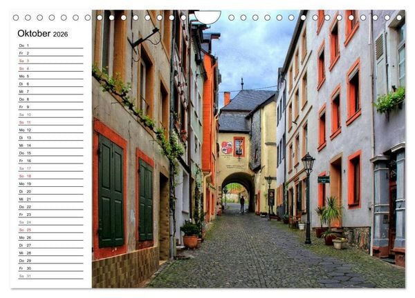 Produktbild: Eine Perle an der Mosel &ndash; Bernkastel-Kues (Wandkalender 2026 DIN A4 quer), CALVENDO Monatskalender