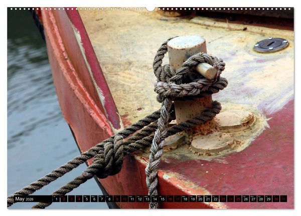 Produktbild: Narrowboats (High Quality Premium Wall Calendar 2026 DIN A2 landscape),CALVENDO 12 Month Wall Calendar