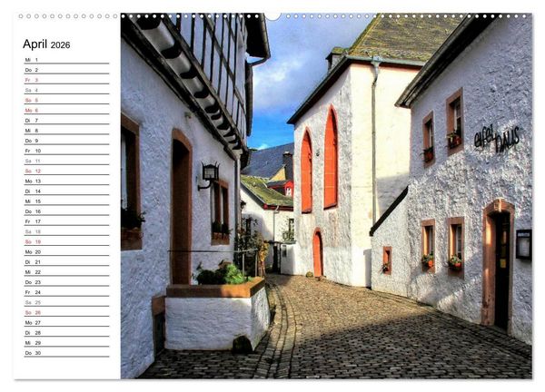 Produktbild: Die sch&ouml;nsten Orte der Eifel (Wandkalender 2026 DIN A2 quer), CALVENDO Monatskalender