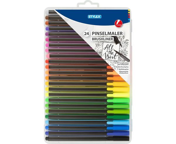 Produktbild: Stylex Pinselmaler, Pinselmarker, 24er Set