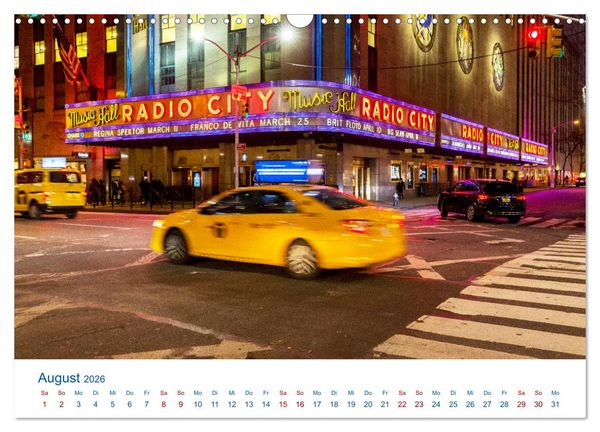 Produktbild: Die New Yorker City (Wandkalender 2026 DIN A3 quer), CALVENDO Monatskalender