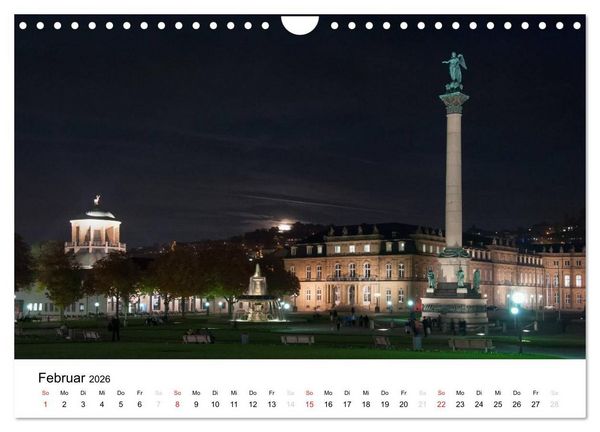 Produktbild: stadtansichten stuttgart (Wandkalender 2026 DIN A4 quer), CALVENDO Monatskalender