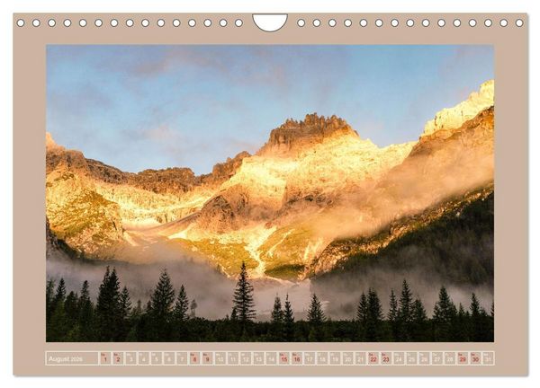 Produktbild: S&uuml;dtiroler Dolomiten (Wandkalender 2026 DIN A4 quer), CALVENDO Monatskalender