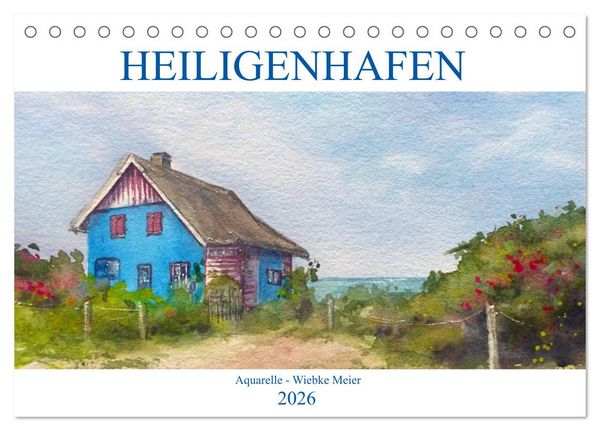 Produktbild: Heiligenhafen in Aquarell (Tischkalender 2026 DIN A5 quer), CALVENDO Monatskalender
