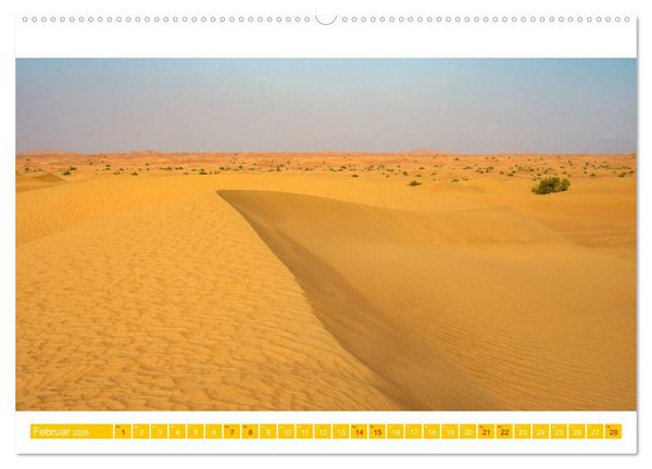 Produktbild: Die W&uuml;ste von Dubai (hochwertiger Premium Wandkalender 2026 DIN A2 quer), Kunstdruck in Hochglanz