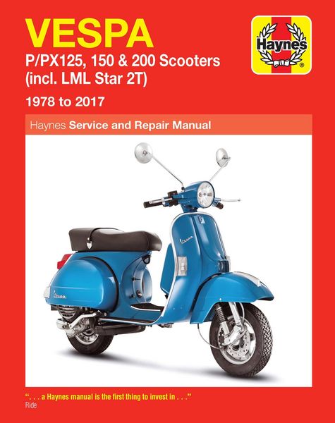 Produktbild: Vespa P/PX125, 150 & 200 Scooters (incl. LML Star 2T) (78-17)