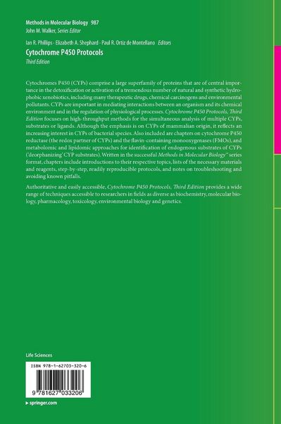 Produktbild: Cytochrome P450 Protocols