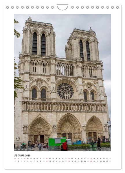 Produktbild: Paris (Wandkalender 2026 DIN A4 hoch), CALVENDO Monatskalender