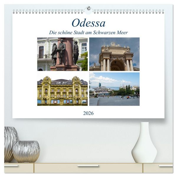 Produktbild: Odessa- Die sch&ouml;ne Stadt am Schwarzen Meer (hochwertiger Premium Wandkalender 2026 DIN A2 quer), Kunstdruck in Hochglanz