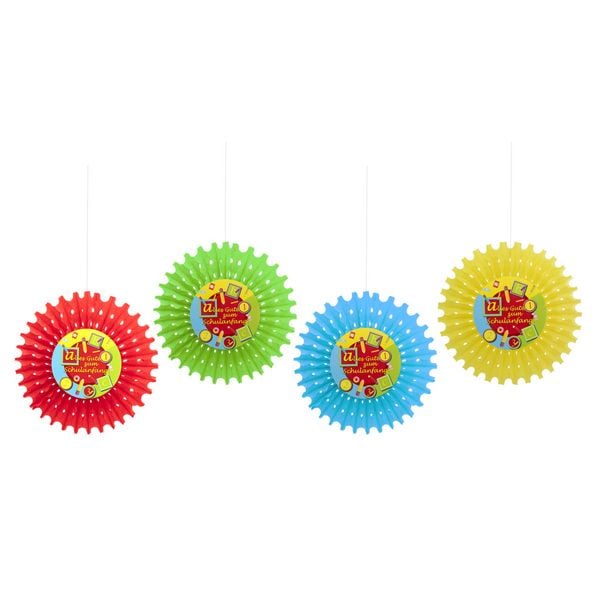 Produktbild: Idena Partydekoration Alles Gute zum Schulanfang &Oslash;30cm 4 St&uuml;ck