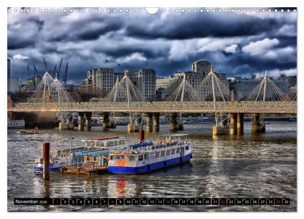 Produktbild: London &bull; Impressionen (Wandkalender 2026 DIN A3 quer), CALVENDO Monatskalender