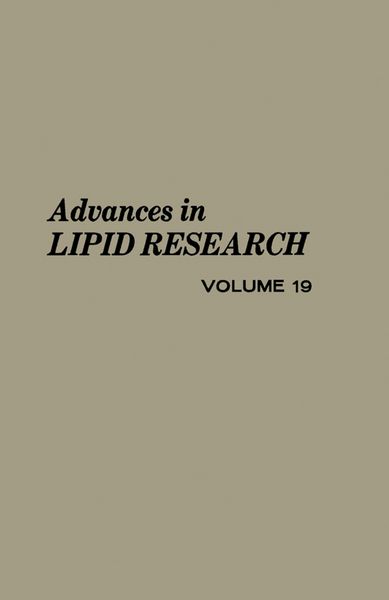 Produktbild: Advances in Lipid Research