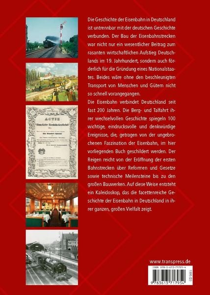 Produktbild: 100 Meilensteine der deutschen Eisenbahngeschichte,